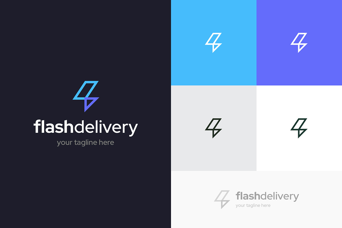 Abstract Delivery Logo Design, a Branding & Logo Template by Dipak Dheer (Photo 2 of 6)