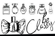 Perfumes bottle set collection, an Illustration by mollyli.ai (Thumbnail 4 of 4)