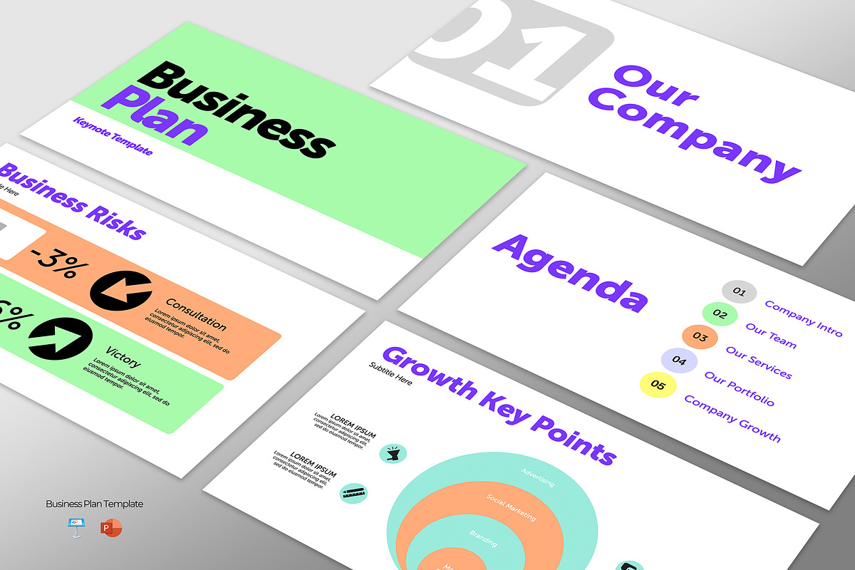 Business Plan Slide Deck Template 1, a Templates & Theme by White Owl (Photo 1 of 5)