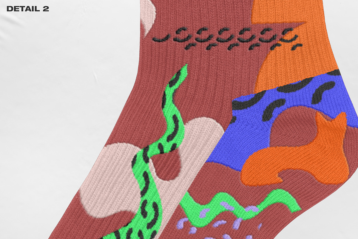 Socks - Mockup (High), a Merchandise Mockup by DaldSgh (Photo 10 of 12)