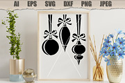 Stencil Christmas Decor Vector, a Decorative Illustration by MARYCRAFTIRIA (Thumbnail 3 of 3)