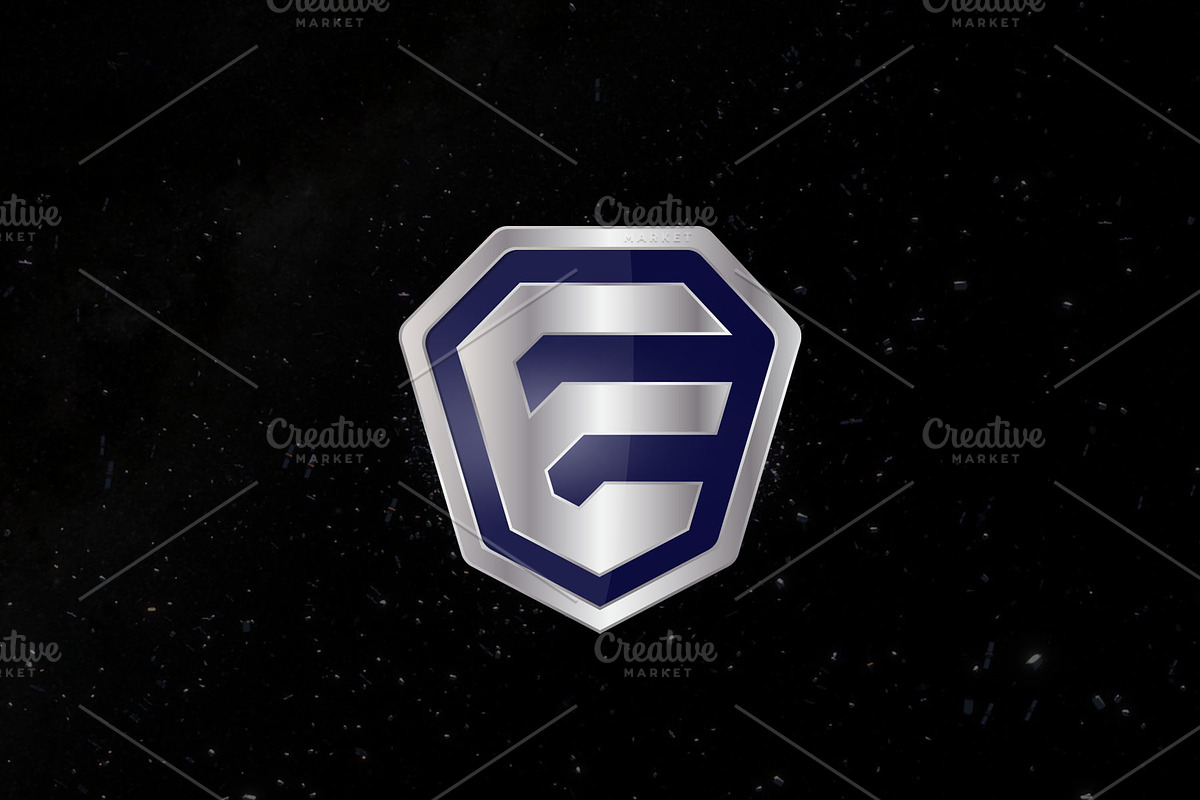 E logo shield strong logo, a Branding & Logo Template by Piro Concept (Photo 1 of 5)