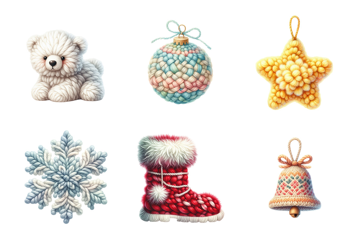 Latch Hook Yarn Faux Christmas, an Illustration by Design Market (Photo 4 of 5)