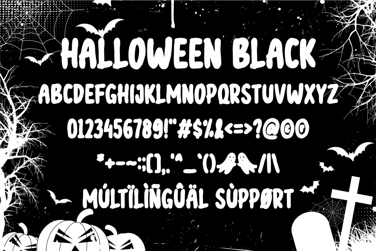 Halloween Include 4 File Fonts, a Script Font by NJ Studio (Photo 11 of 14)
