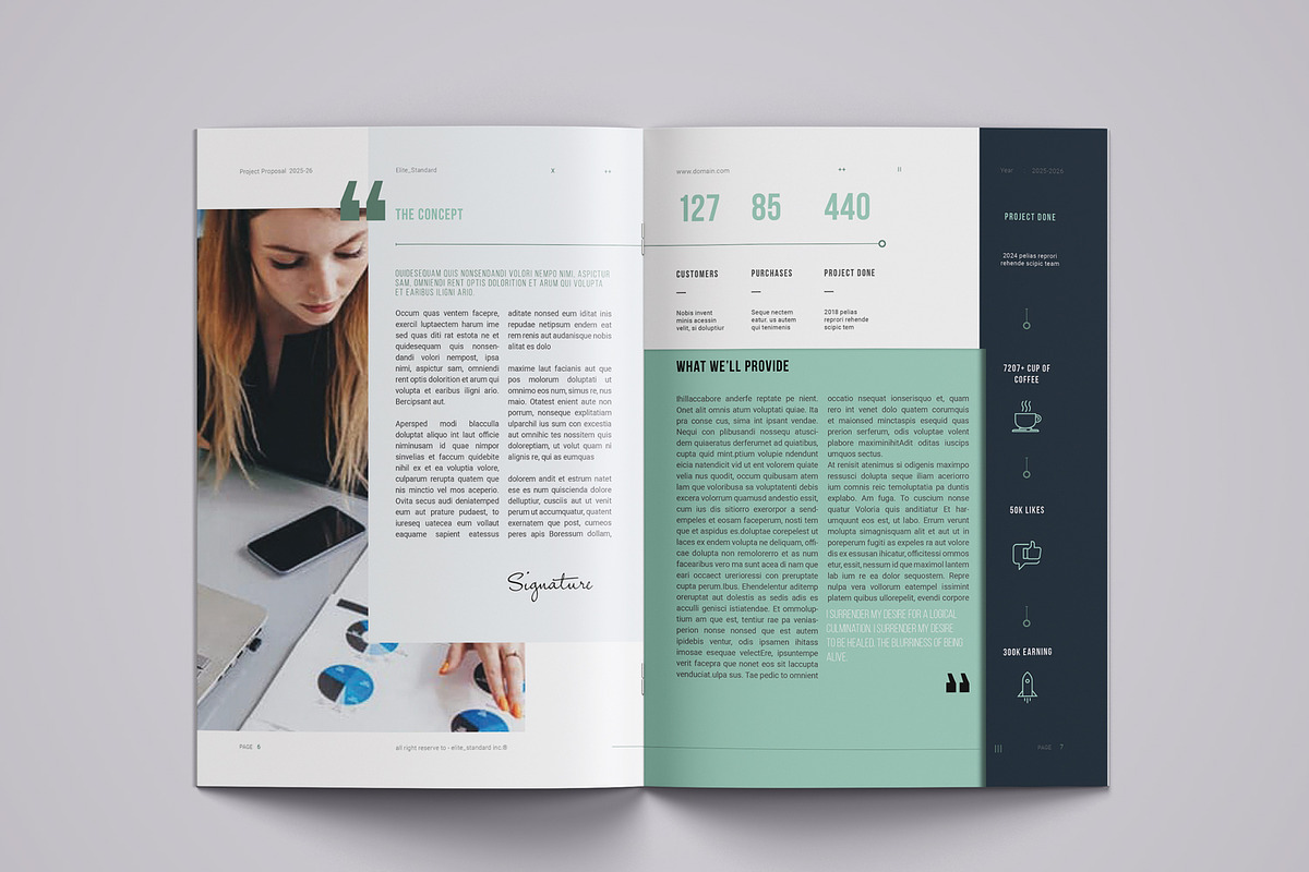 Proposal, a Brochure Template by Elite_Standard (Photo 4 of 14)