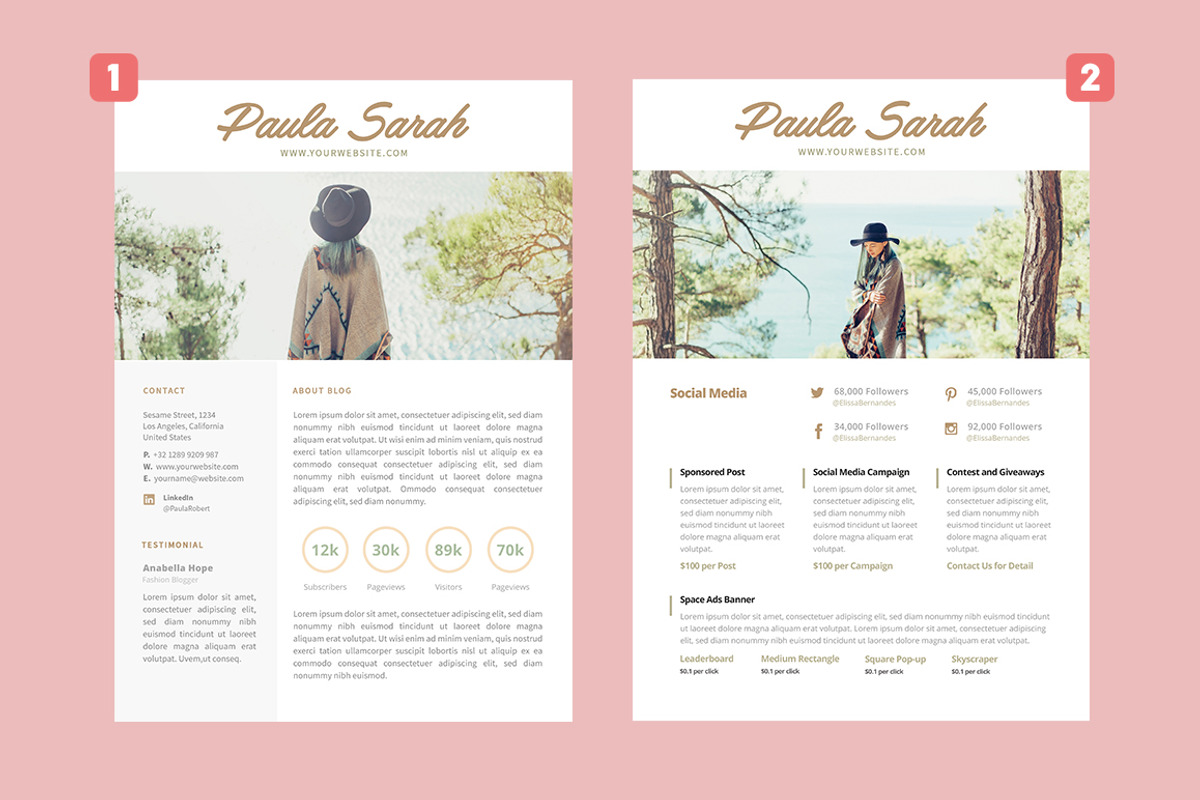 Media Kit for Blogger, a Social Media Template by ariodsgn (Photo 2 of 4)