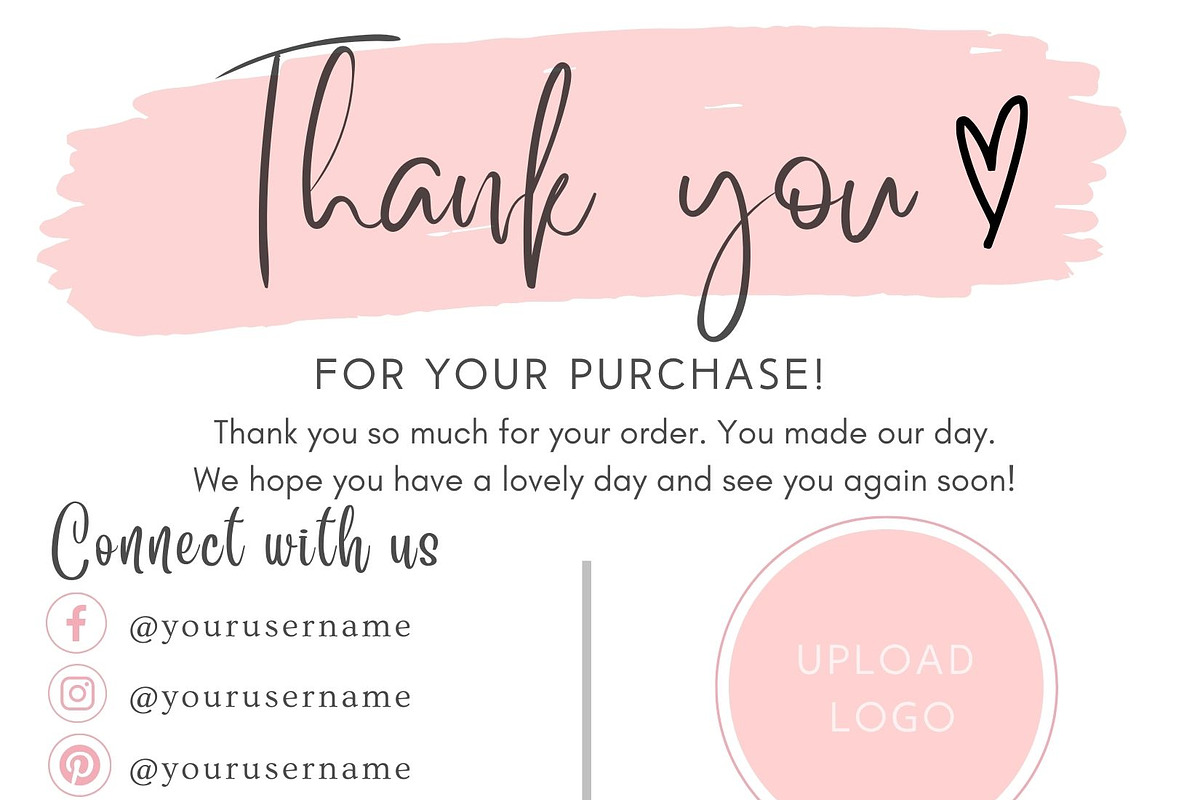 Digital Thank you Cards Business Tem, a Business Card Template by MORION (Photo 3 of 4)