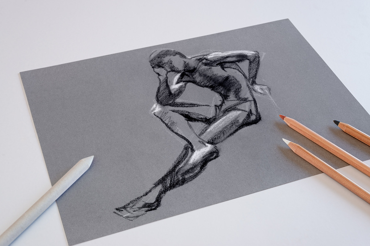 Artist and creative mockup set, a Pens & Pencil Mockup by INTERARTIVITY (Photo 9 of 25)