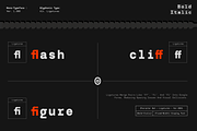 GC Monoglitch - Modern Monospace, a Sans Serif Font by Glyphonic (Thumbnail 9 of 16)