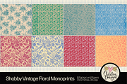 Shabby Vintage Floral Backgrounds, a Texture Graphic by Clikchic Designs (Thumbnail 3 of 10)