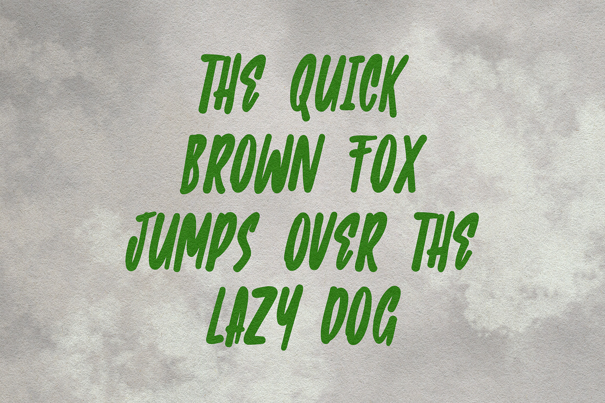 Caraso Bold Energetic Display Font, a Handwritten Font by Maulana Creative (Photo 6 of 7)