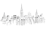 New York City Line Art Bundle!, an Illustration by dear uncle (Thumbnail 3 of 5)