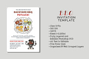 BBQ Invitation Template, an Invitation Template by Cyrah's Collection (Thumbnail 1 of 5)