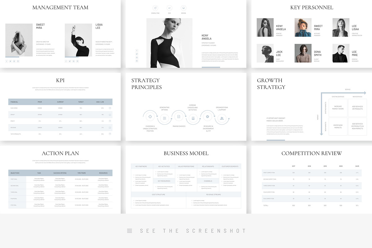 Strategy Minimal PowerPoint Template, a Presentation Template by TemplatesForest (Photo 4 of 9)