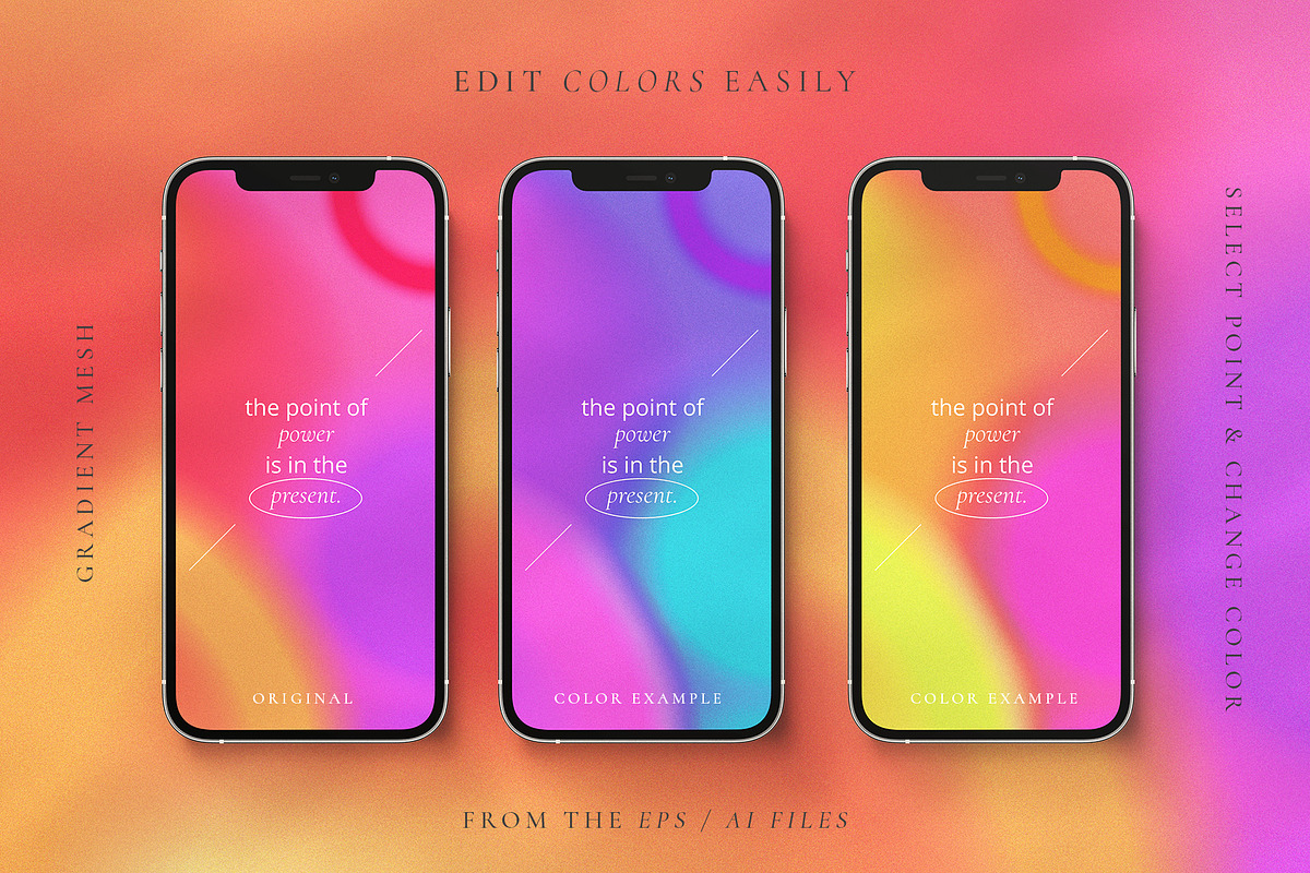 Soul Energy vibrant noisy gradients