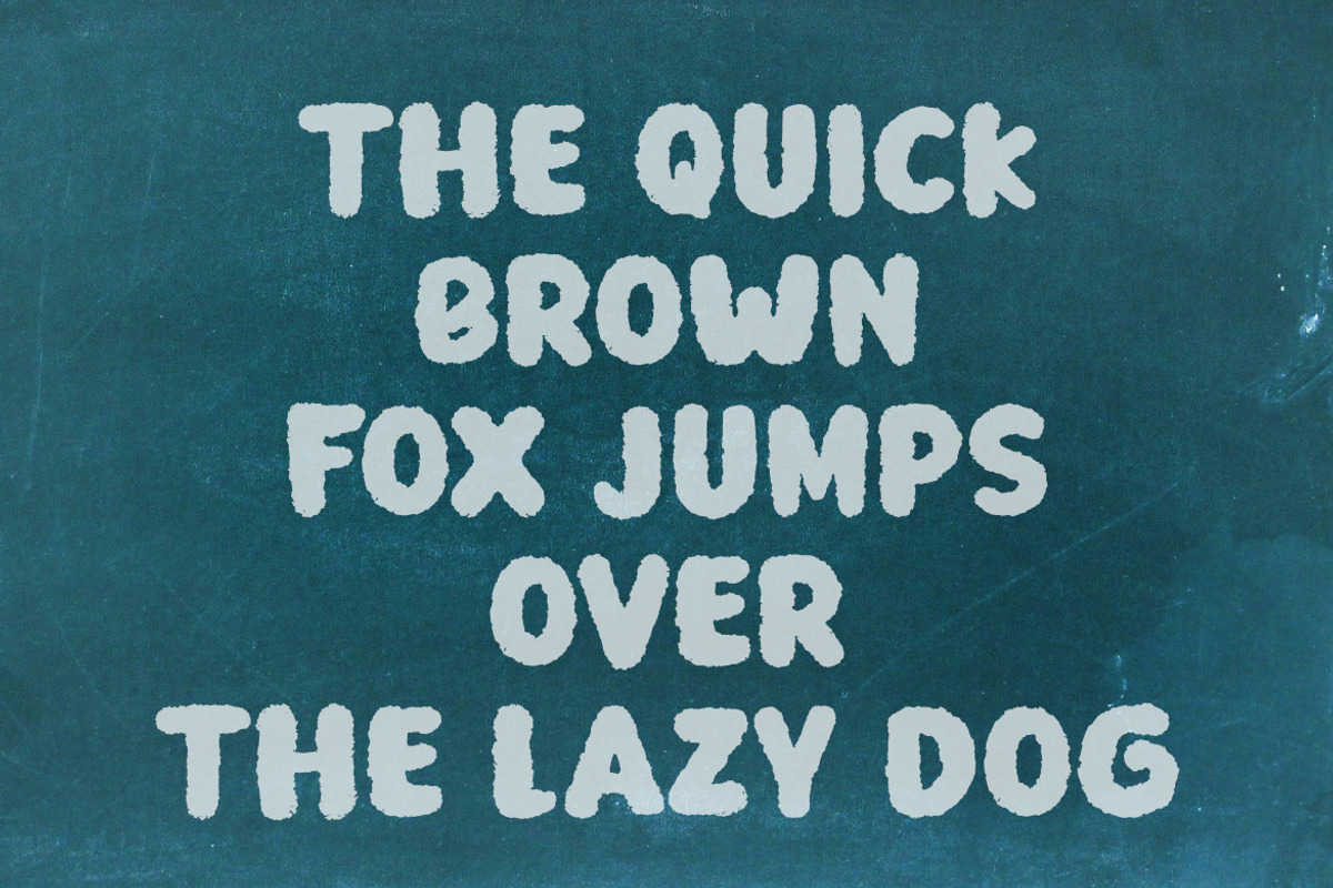 Wahweh a Bold Rough Font, a Sans Serif Font by Bayuktx (Photo 2 of 7)