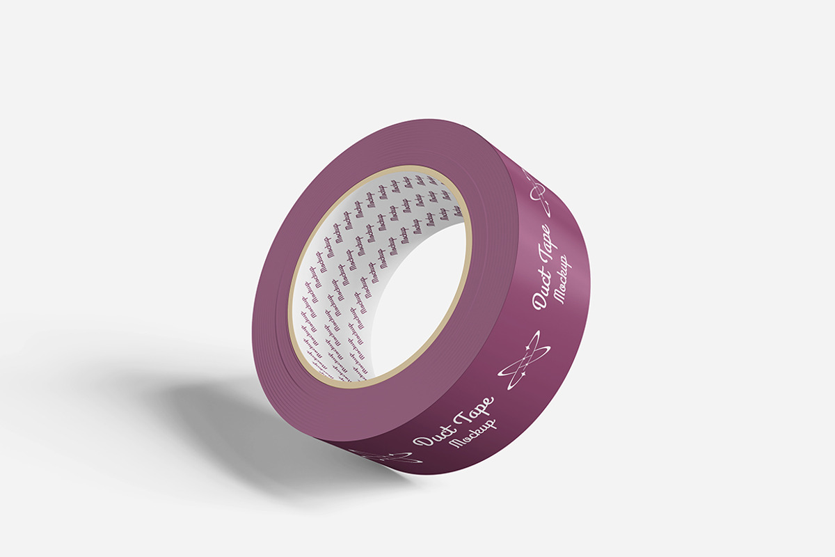Ultra Realistic Duct Tape Mockup PSD, an Advertising Mockup by Indah (Photo 6 of 6)