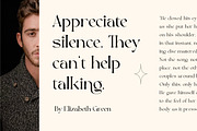 Vastyque - Modern Ligatures Serif, a Serif Font by Vesvocrea (Thumbnail 3 of 12)