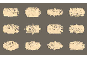 Retro Frame Set, an Illustration by Vector Creator