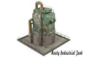 Rusty Industrial Tank