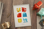 Artwork / Frames on Scenes Mock-ups, a Household Mockup by BlackMocca (Thumbnail 8 of 18)