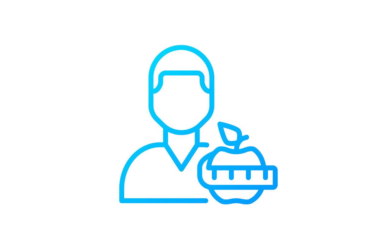 Dietitian service pixel perfect, an Outline Icon by IMG Visuals