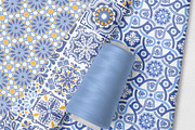 Azulejo Mediterranean Patterns, a Pattern Graphic by Vector beauty (Thumbnail 6 of 7)