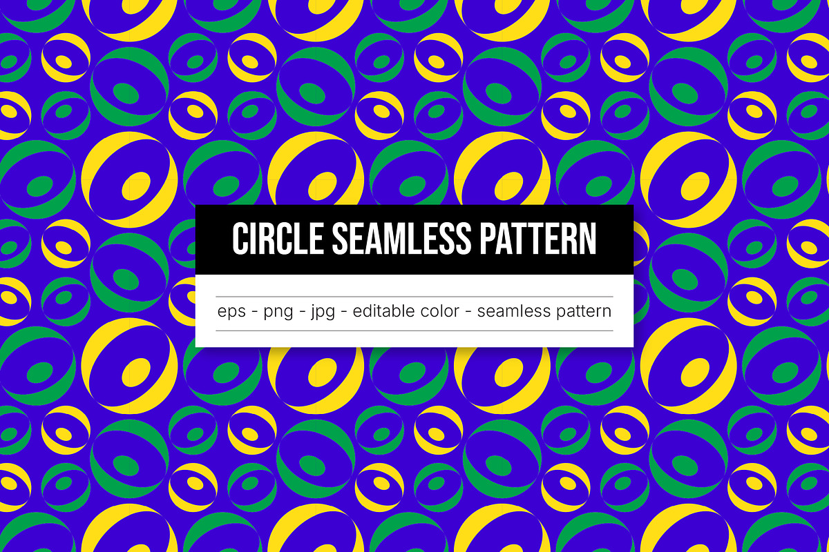 Colorful Circle Seamless Pattern, a Pattern Graphic by Sundaylab (Photo 1 of 2)