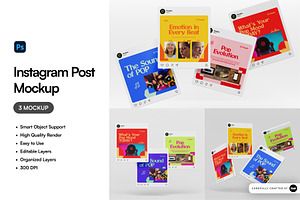Instagram Post Mockup, a Mockup by SLAB! Design