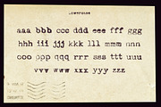 Typewriter typeface not my type, a Serif Font by Itsmesimon (Thumbnail 5 of 8)