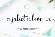 Juliet Love - Wedding Branding Font, a Script Font by Jimtype Studio (Thumbnail 1 of 9)