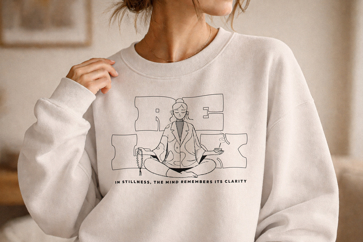Women’s Crewneck Sweatshirt Mockup, a Shirt Mockup by Designer Dude (Photo 1 of 2)