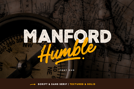 Humble Manford Font Duo, a Script Font by Ainun Jinan