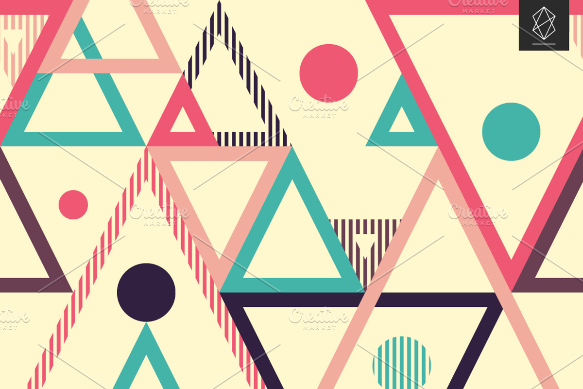 Graphic ambition seamless patterns, a Pattern Graphic by Yury Velikanov (Photo 10 of 10)