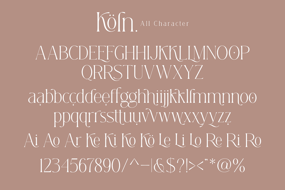 Koln - Modern Serif, a Serif Font by Megi Satyo Widodo (Photo 19 of 20)