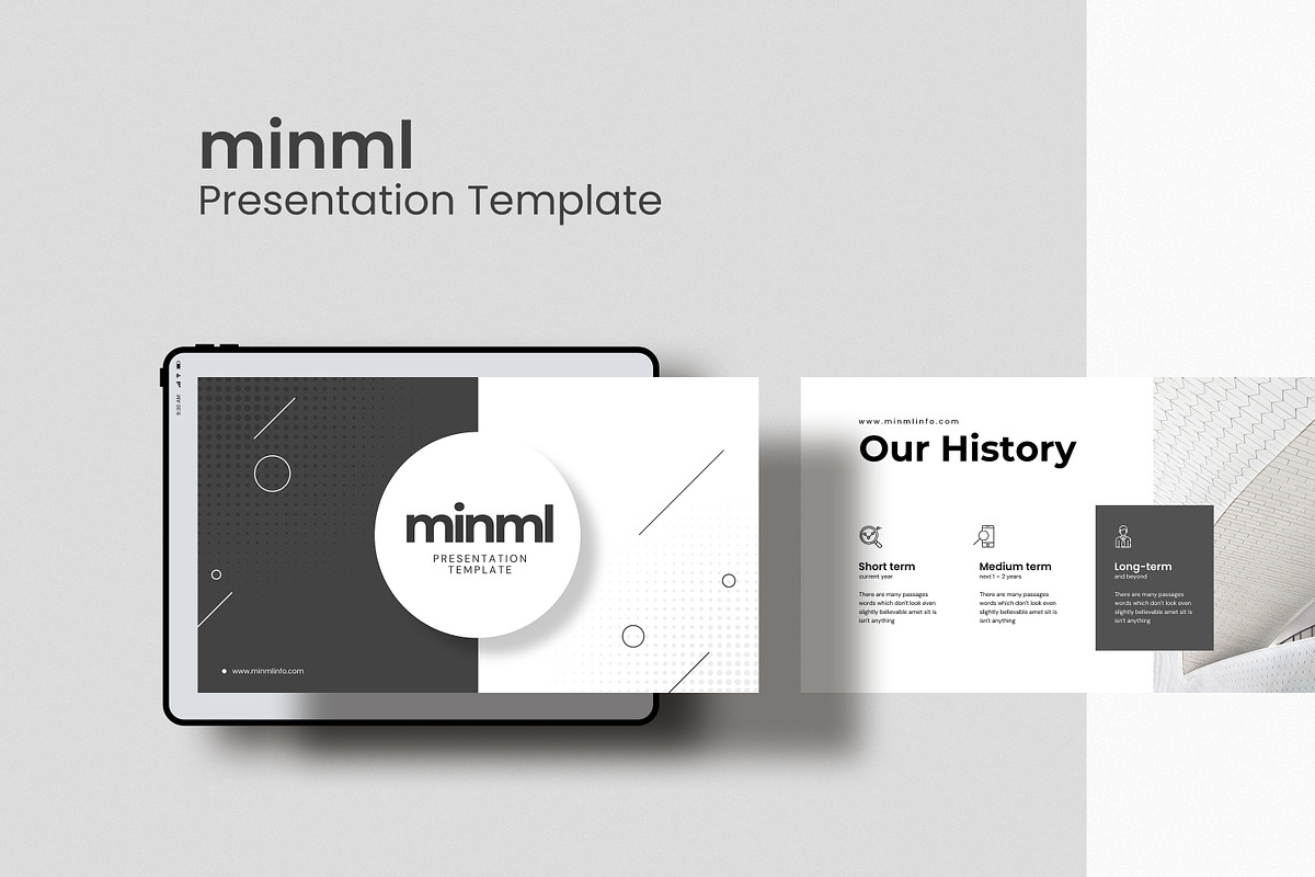 Minml Presentation Template, a Presentation Template by evgenystudio (Photo 5 of 28)