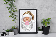 Glitter Leopard Bubblegum Santa Xmas, an Illustration by Daily.Designs (Thumbnail 6 of 10)