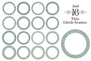 Hemlock Lace Scrapbook Frames, an Illustration by Amanda Ilkov (Thumbnail 5 of 5)
