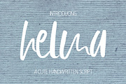 Helma Font, a Script Font by SophieSaxo (Thumbnail 1 of 8)