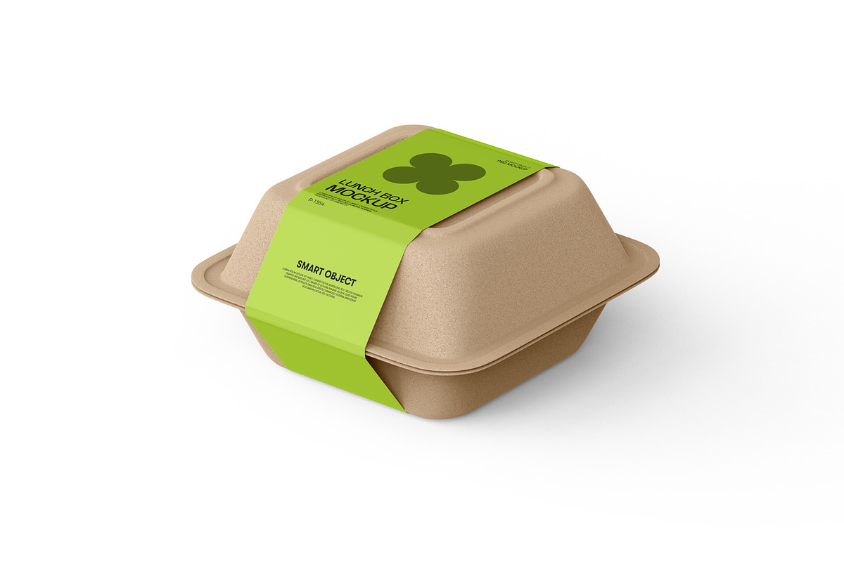 Takeout Kraft Container Mockup, a Packaging Mockup by Ram Studio LLC (Photo 3 of 16)