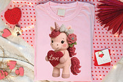 Crochet Faux Yarn Valentine Unicorn, an Illustration by DreamPrint404 (Thumbnail 8 of 8)