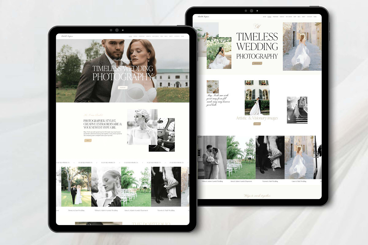 Squarespace photography template, a Squarespace Template by Presentibox (Photo 4 of 13)