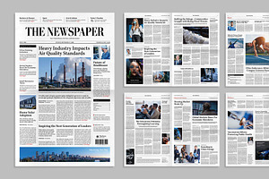 Classic Newspaper Template, a Magazine Template by BrandPacks