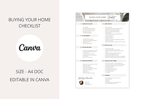Buying Your Home Checklist