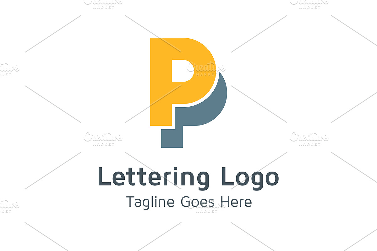 20 Logo Lettering P Template Bundle, a Branding & Logo Template by Acongraphic (Photo 4 of 21)