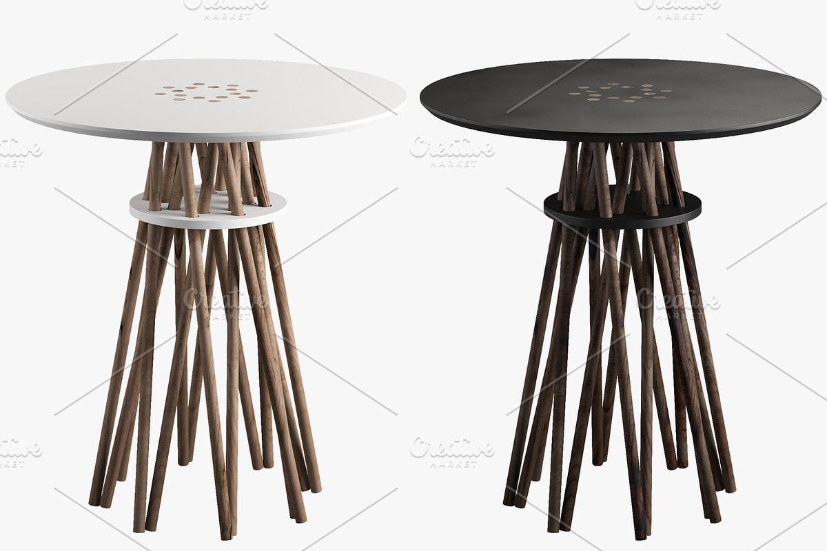 Side tables x 5 3d model, a Furniture 3D Model by 3dmitruk (Photo 2 of 6)