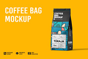 Coffee Bag Mockup, a Packaging Mockup by Aprndy85 (Thumbnail 1 of 3)