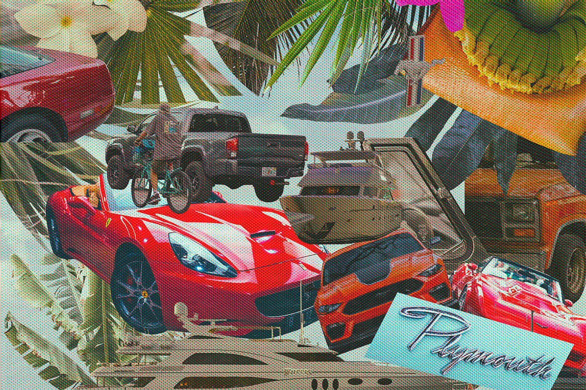 Miami Beach Collage Elements, an Object Graphic by nadispasibenko (Photo 8 of 31)