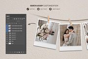 Hanging Polaroid Photo Mockup, a Social Media Template by DesignerCandies (Thumbnail 4 of 6)