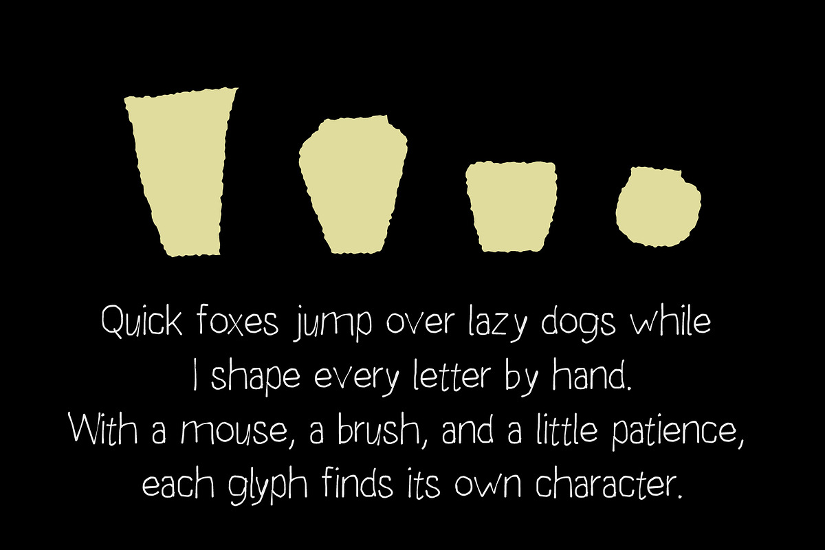 Mouseline, a Handwritten Font by Rhtype (Photo 2 of 6)